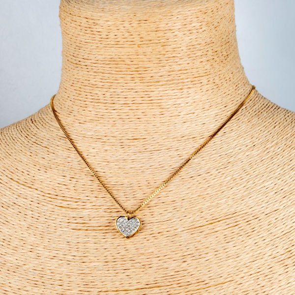Steel Necklace Chain Heart