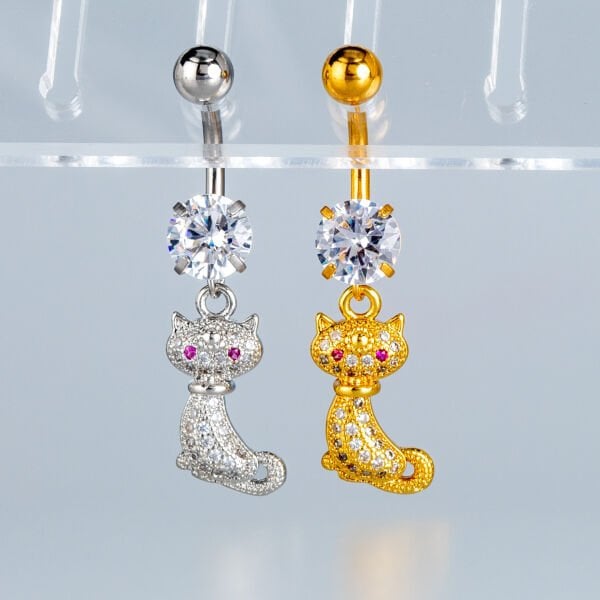 Piercing Göbek Fashion Kedi