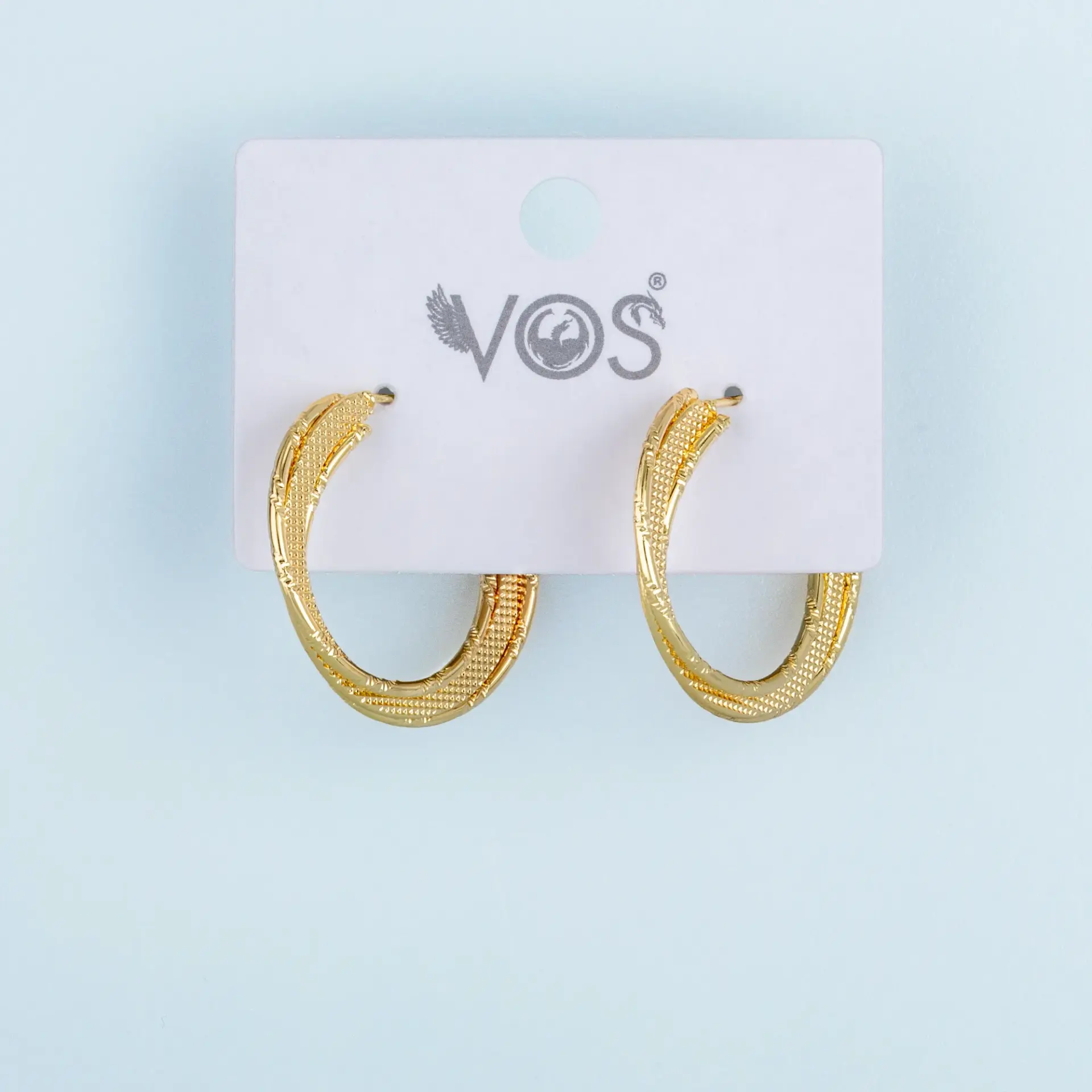 Vos Jewelry 14K Halka Küpe