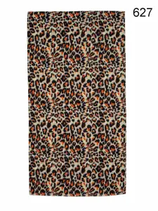 Toptan Leopar Desenli Mikrofiber Dikişsiz Boyunluk