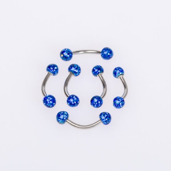 Piercing Kaş 4mm Şambala Mumlu Top