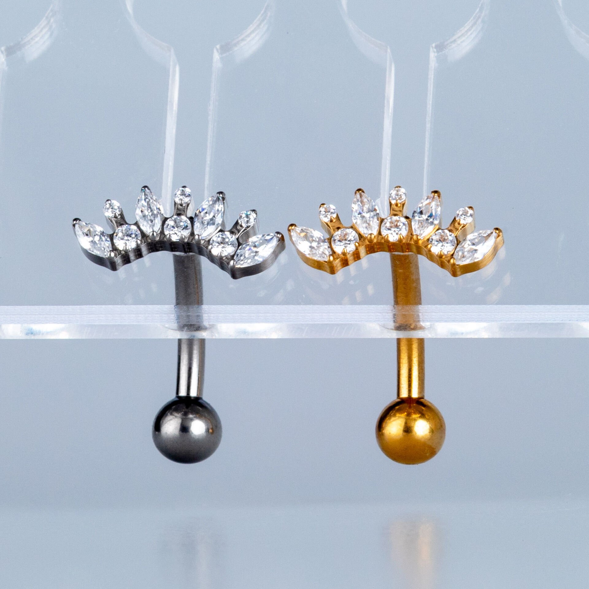 Piercing Titanyum Ters Göbek Fashion