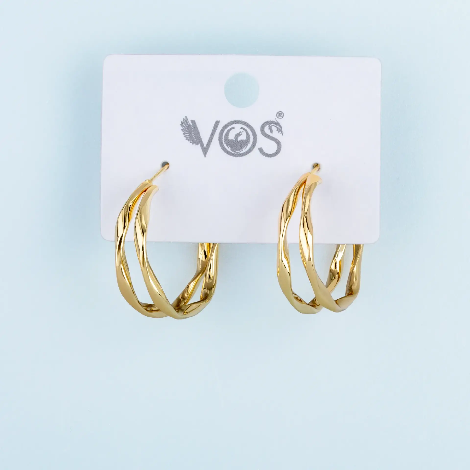 Vos Jewelry 14K Halka Küpe