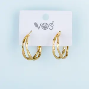 Vos Jewelry 14K Halka Küpe