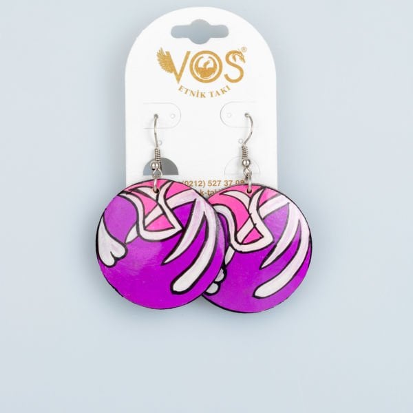 El Yapımı Ahşap Küpe