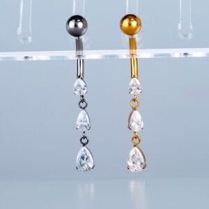 Piercing Titanyum Göbek Fashion