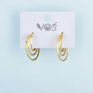 Vos Jewelry 14K Halka Küpe