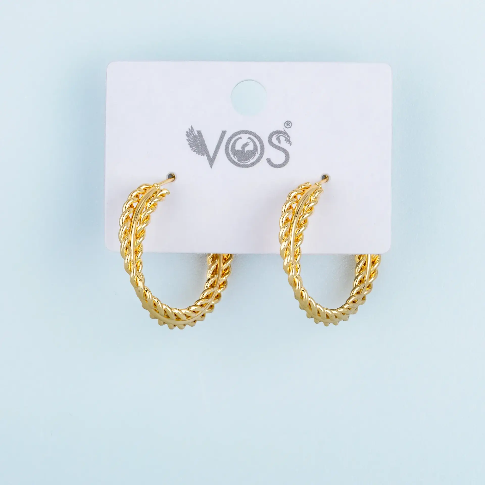 Vos Jewelry 14K Halka Küpe