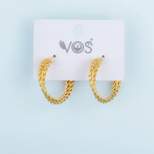 Vos Jewelry 14K Halka Küpe