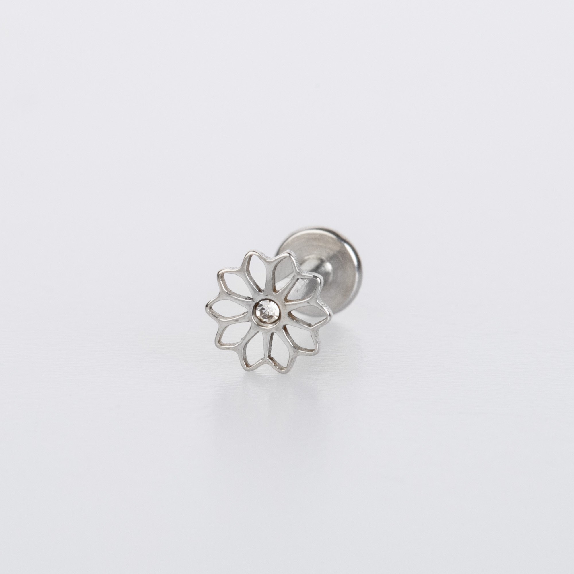 Piercing Çelik Tragus Çiçek