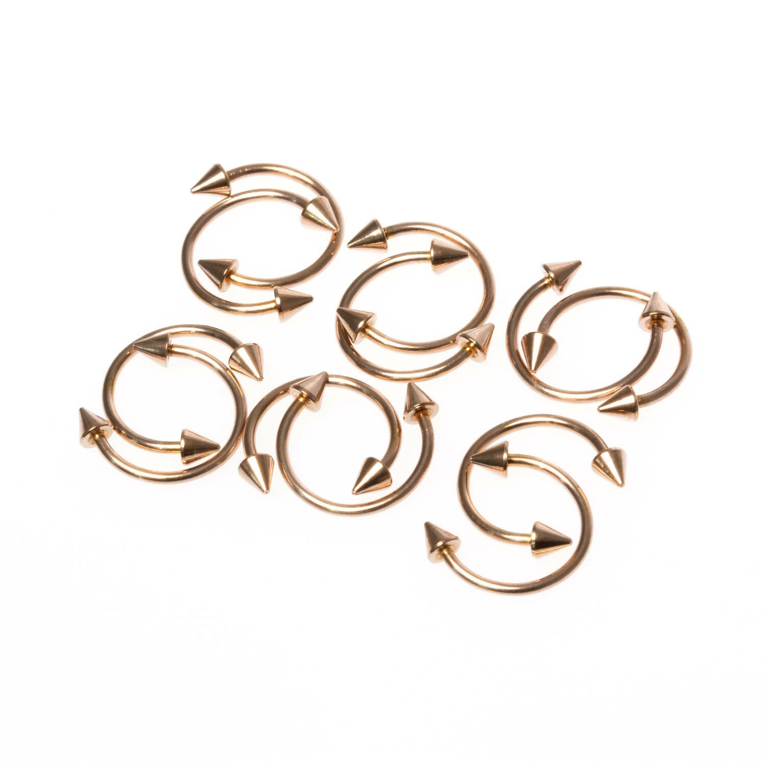 Piercing Septum Spike 3mm Rose 10mm