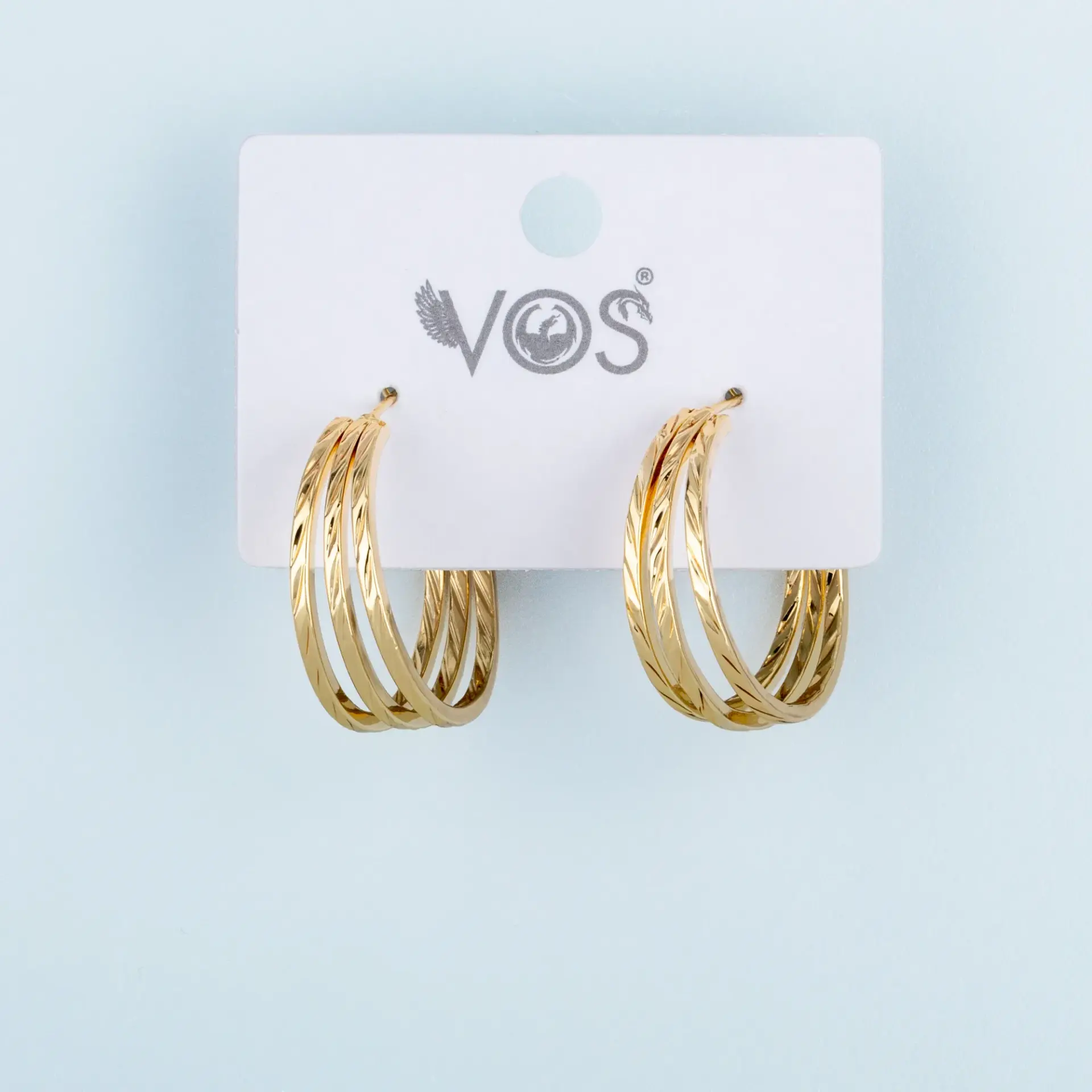 Vos Jewelry 14K Halka Küpe
