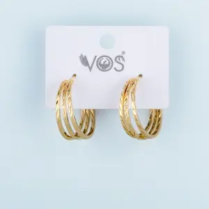 Vos Jewelry 14K Halka Küpe
