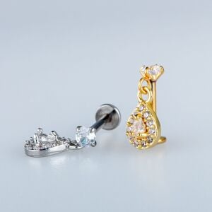 Piercing Tragus Helix Damla