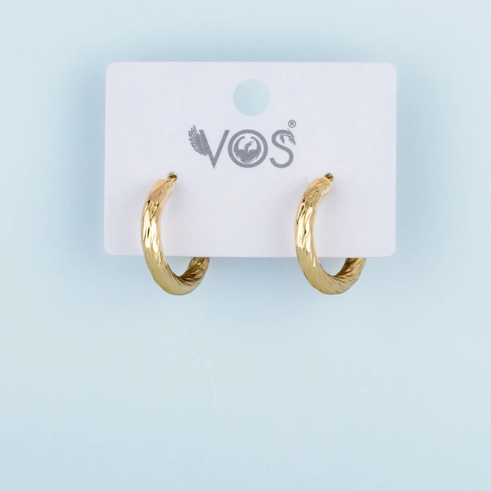 Vos Jewelry 14K Halka Küpe