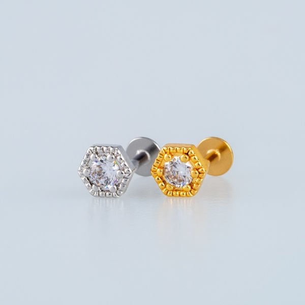 Piercing Tragus Altıgen