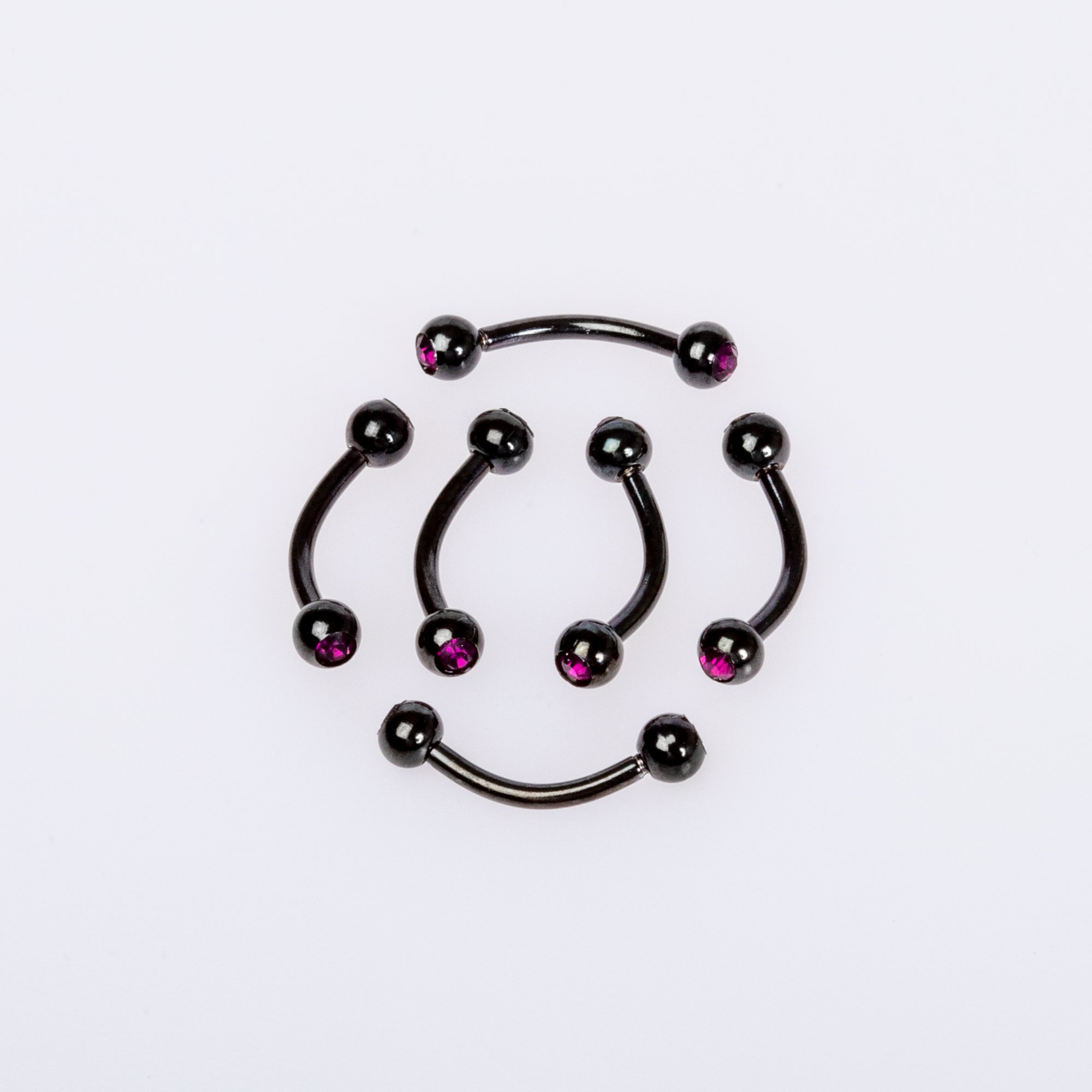 Piercing Kaş 3mm Taşlı Top
