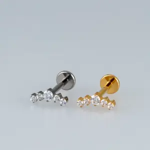 Toptan Titanyum Kavisli Tragus Piercing