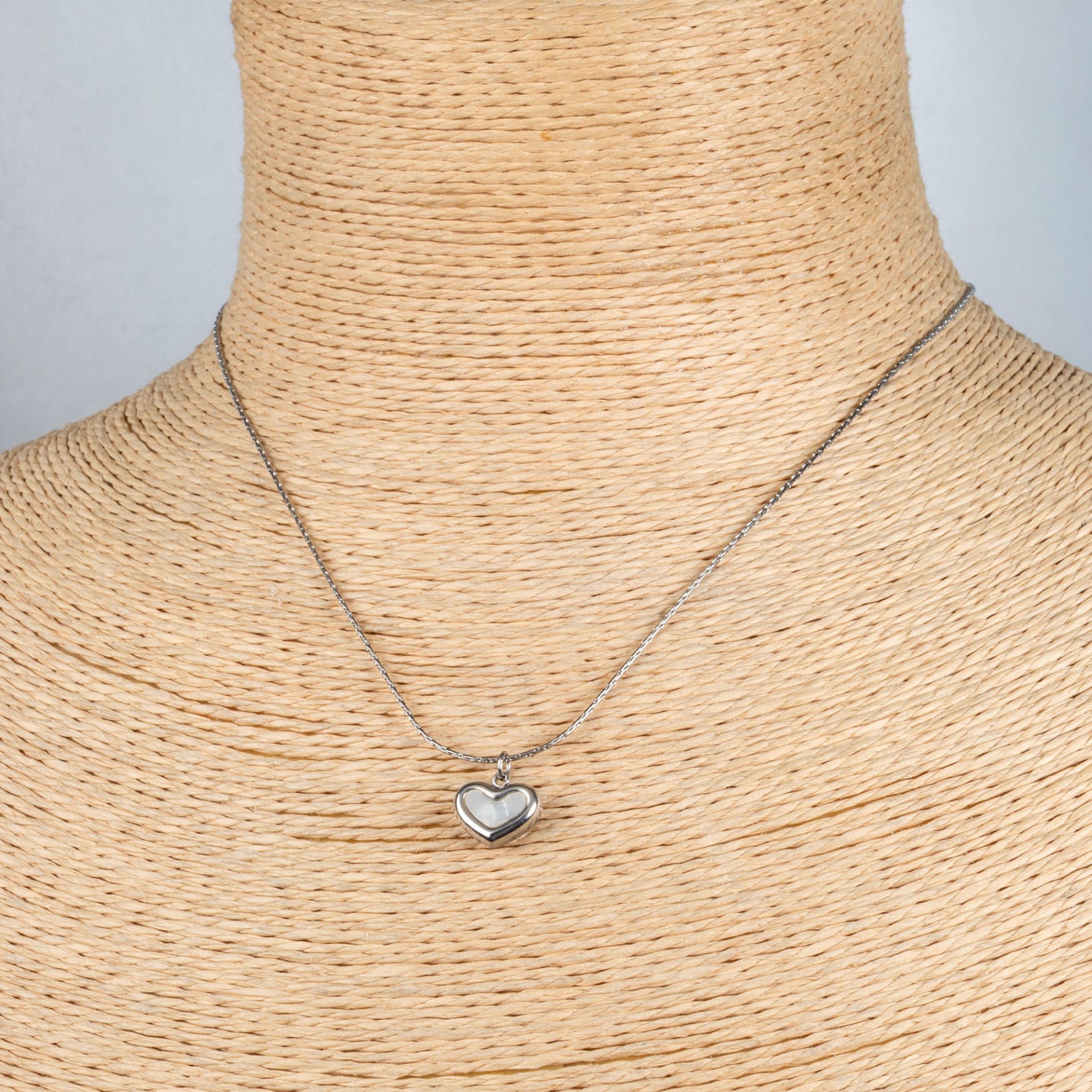Steel Necklace Chain Heart