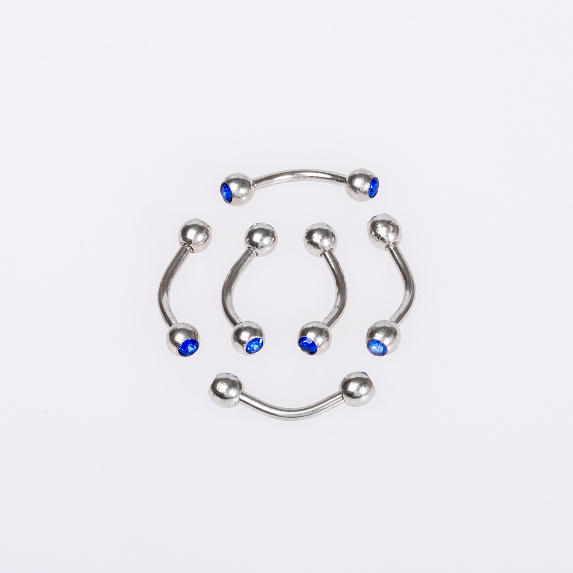 Piercing Kaş 3mm Taşlı Top