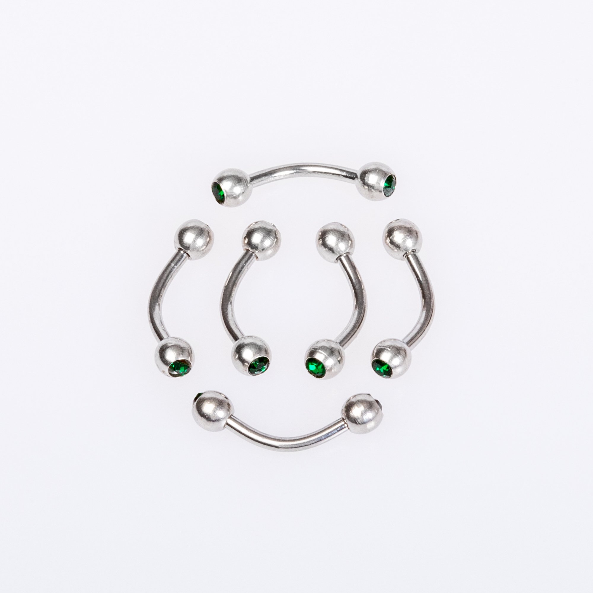 Piercing Kaş 3mm Taşlı Top