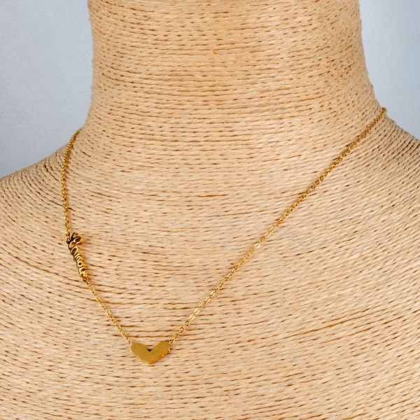 Steel Necklace Chain Heart