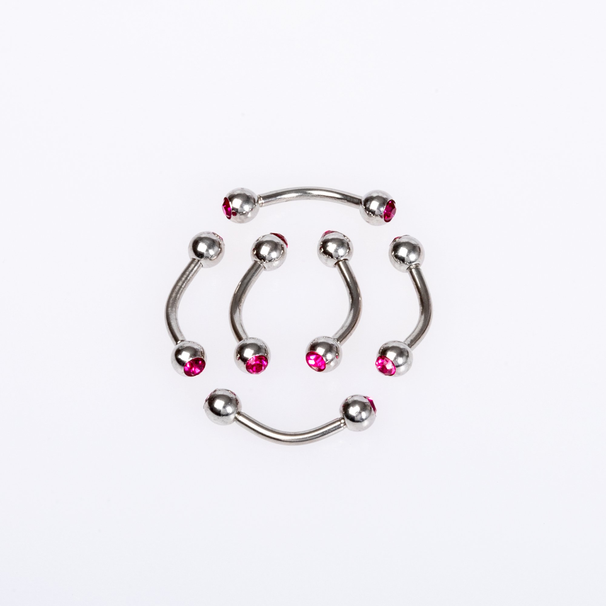 Piercing Kaş 3mm Taşlı Top