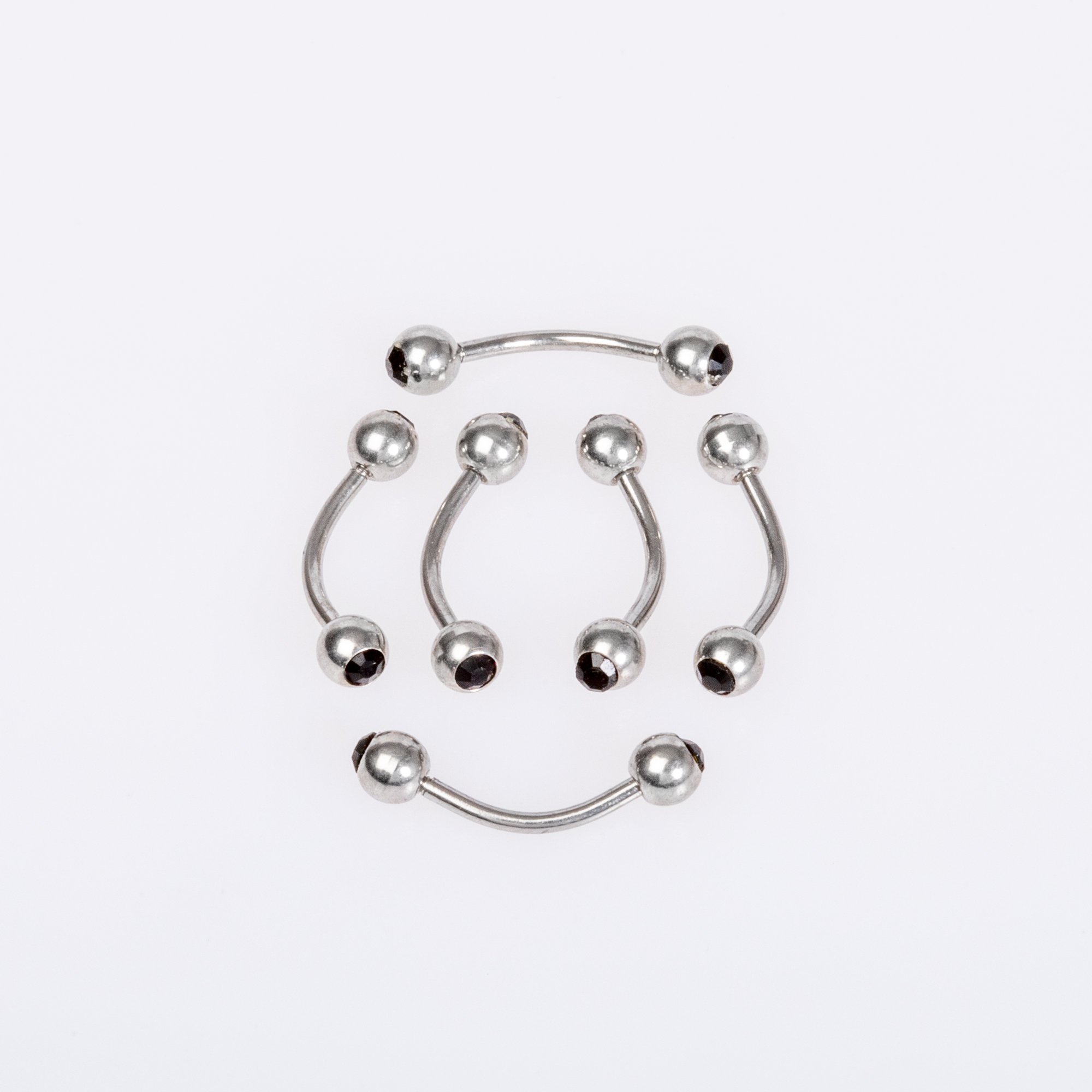 Piercing Kaş 4mm Taşlı Top