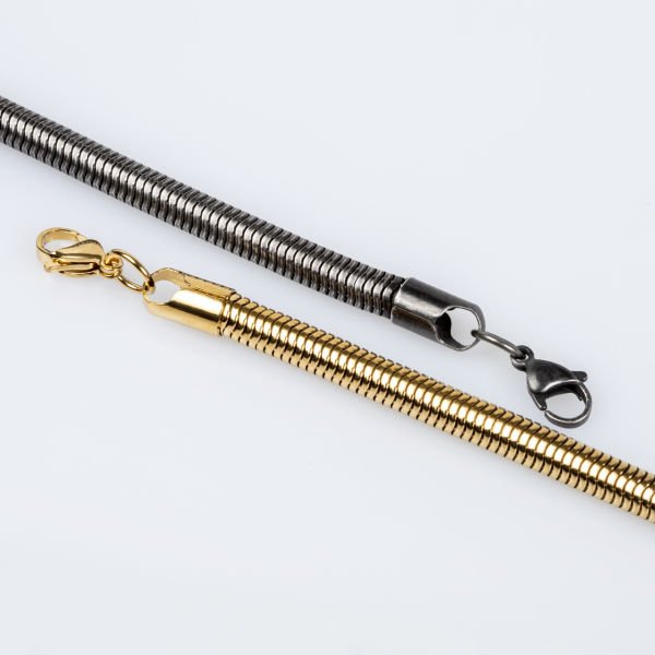 سوار فولاذي رجالي أصفر