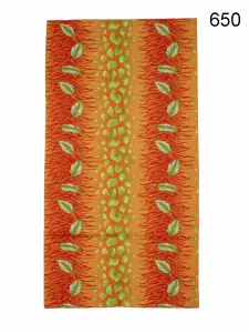 Toptan Tropikal Yaprak Baskılı Mikrofiber Dikişsiz Boyunluk