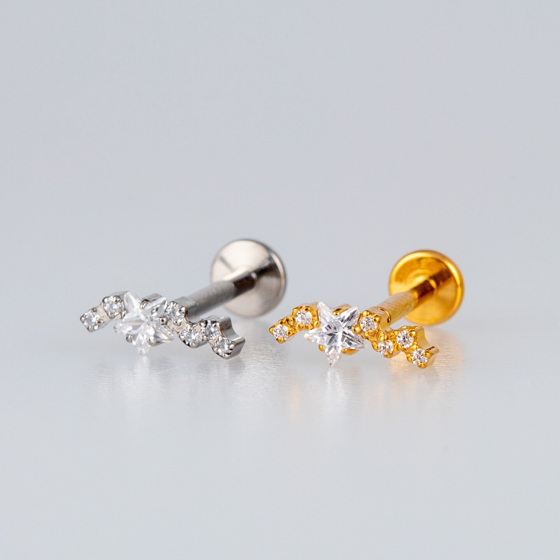 Piercing Titanyum Tragus Yıldız