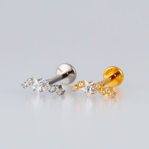 Piercing Titanyum Tragus Yıldız