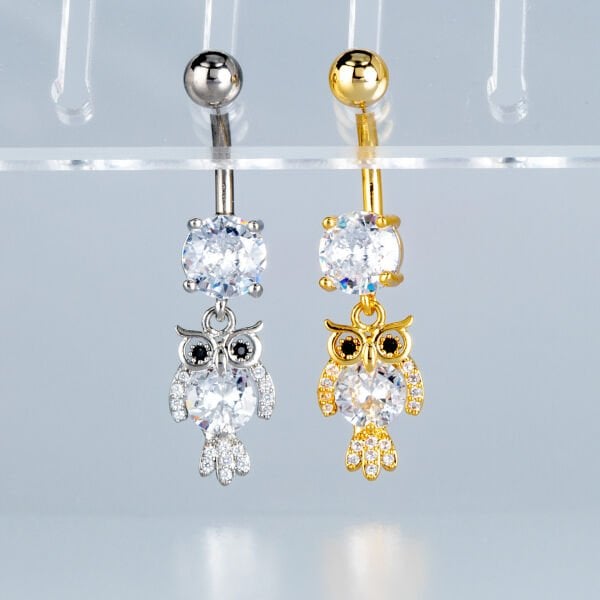 Piercing Göbek Fashion Baykuş