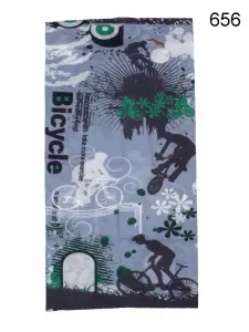 Toptan Bisiklet Baskılı Mikrofiber Dikişsiz Boyunluk Serisi