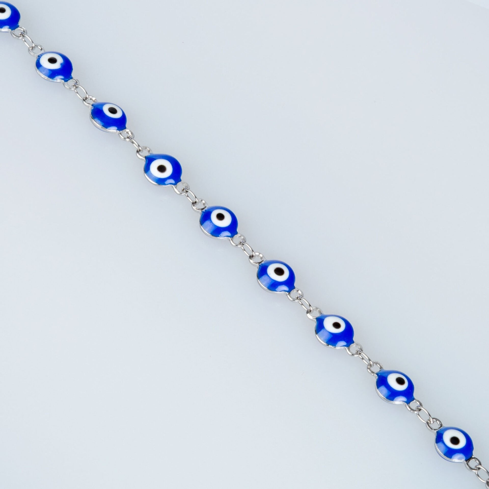 Çelik Zincir Bileklik Nazar