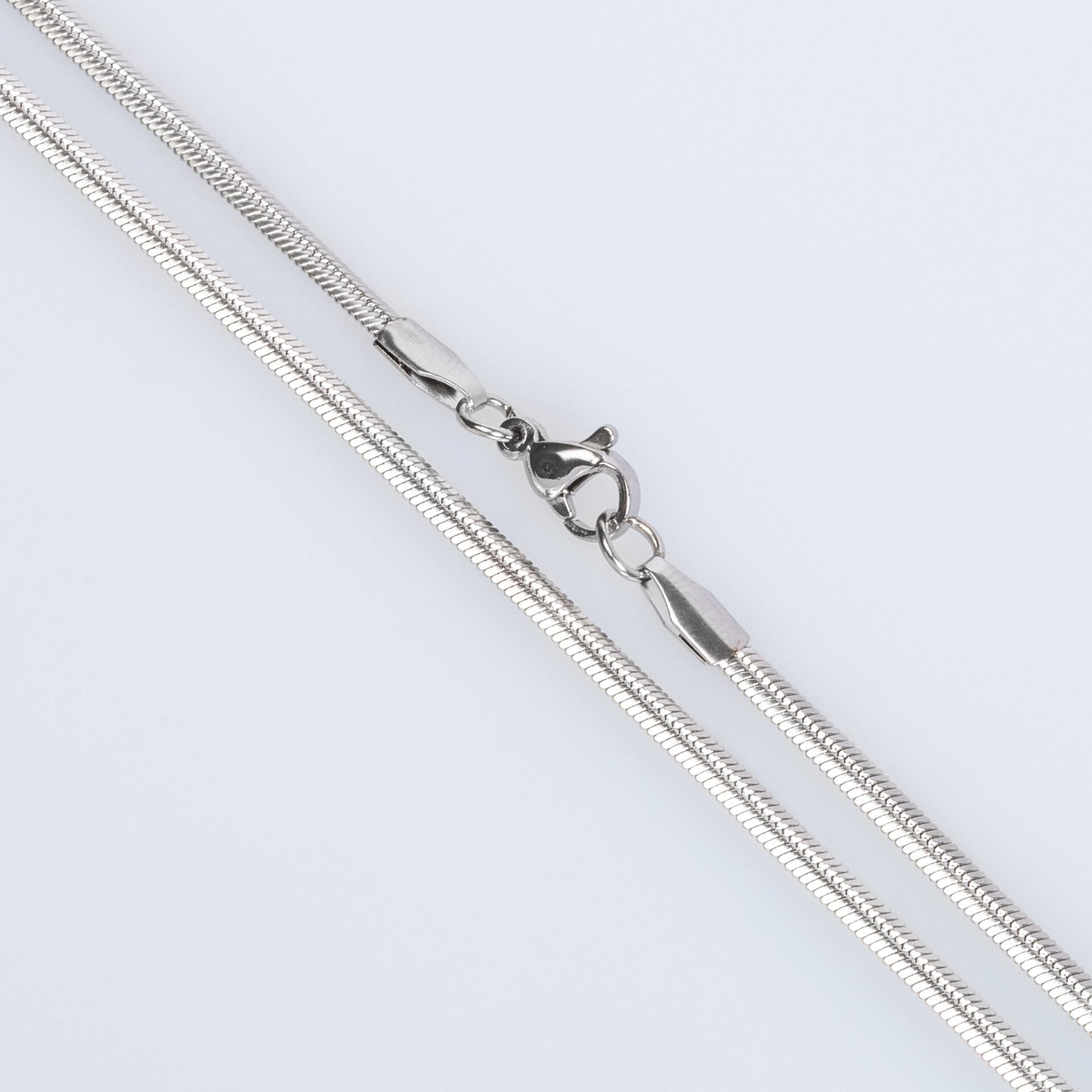 Çelik İtalyan Zincir 3mm Beyaz 50cm