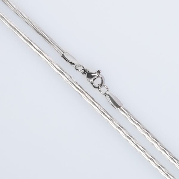 Çelik İtalyan Zincir 3mm Beyaz 50cm