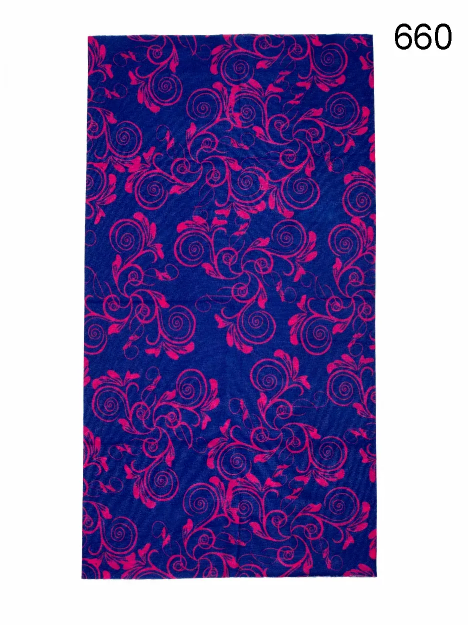 Toptan Etnik Sarmaşık Baskılı Mikrofiber Dikişsiz Boyunluk
