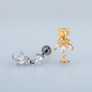 Piercing Tragus Helix Lotus