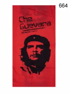 Toptan Che Guevara Portre Baskılı Mikrofiber Dikişsiz Boyunluk