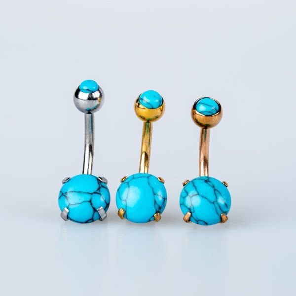 Piercing Göbek Beyaz