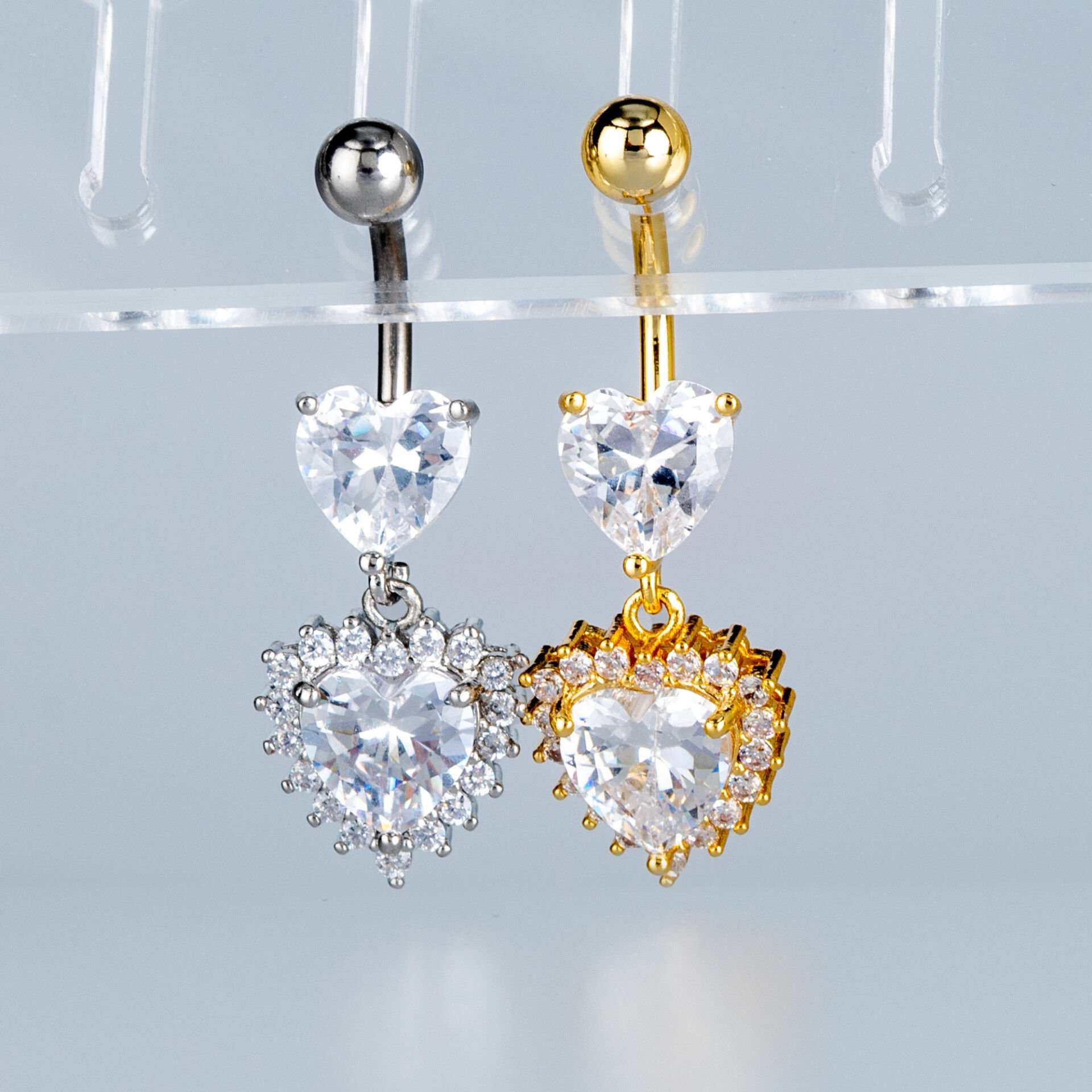 Piercing Göbek Fashion Kalp