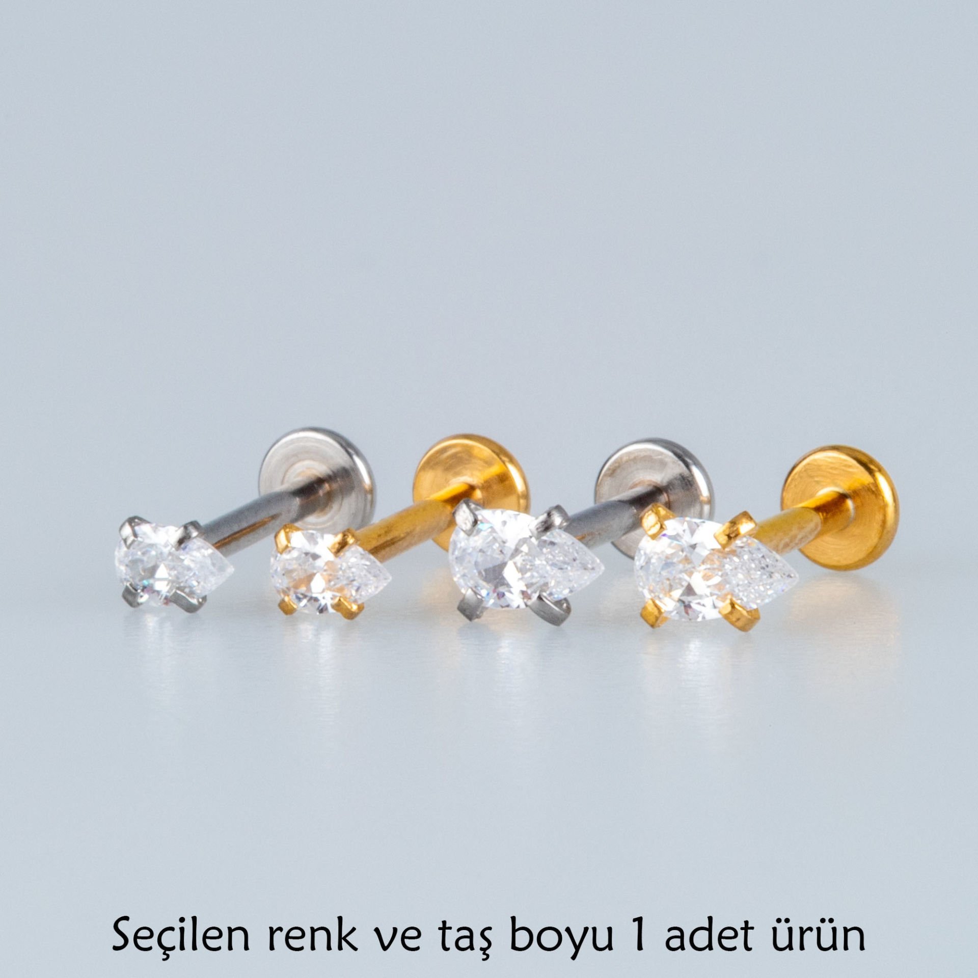 Piercing Labret Damla Taş