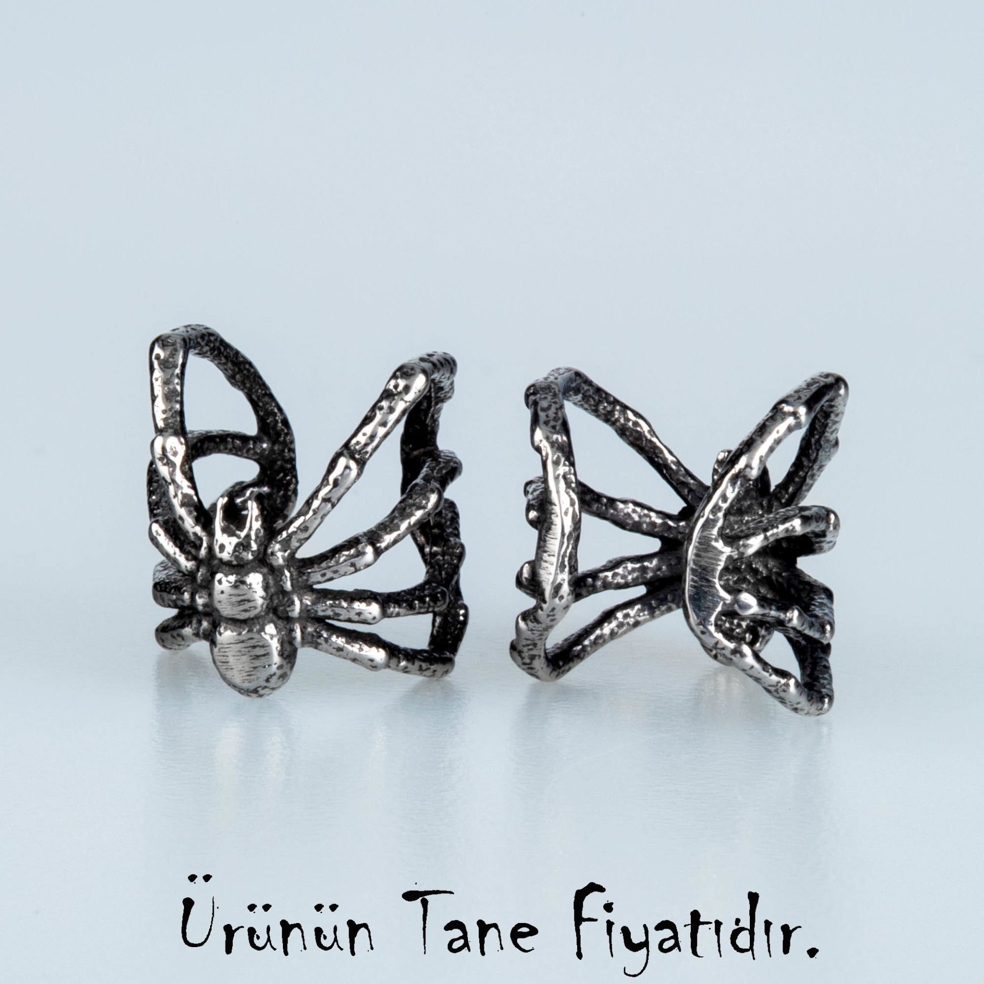 Steel Gothic Spider Earring Cartilage Rook-Tek