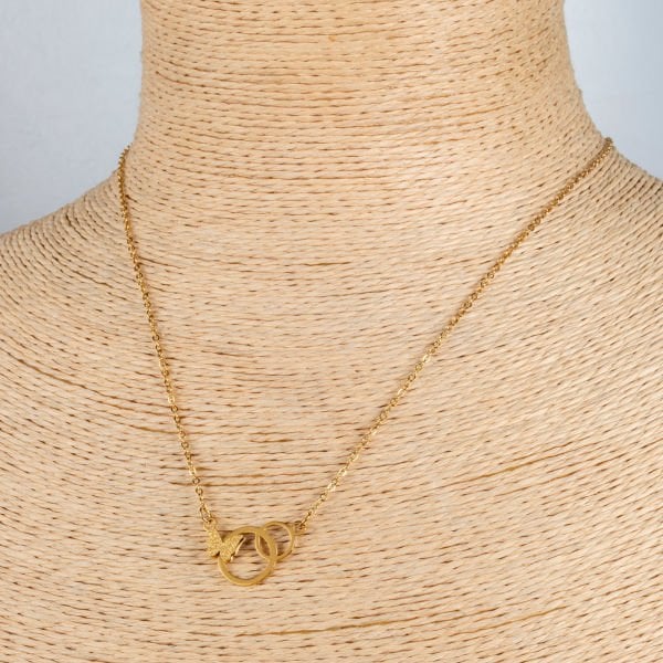 Steel Necklace Chain Butterfly
