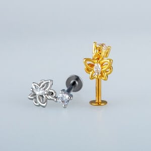 Piercing Tragus Kelebek