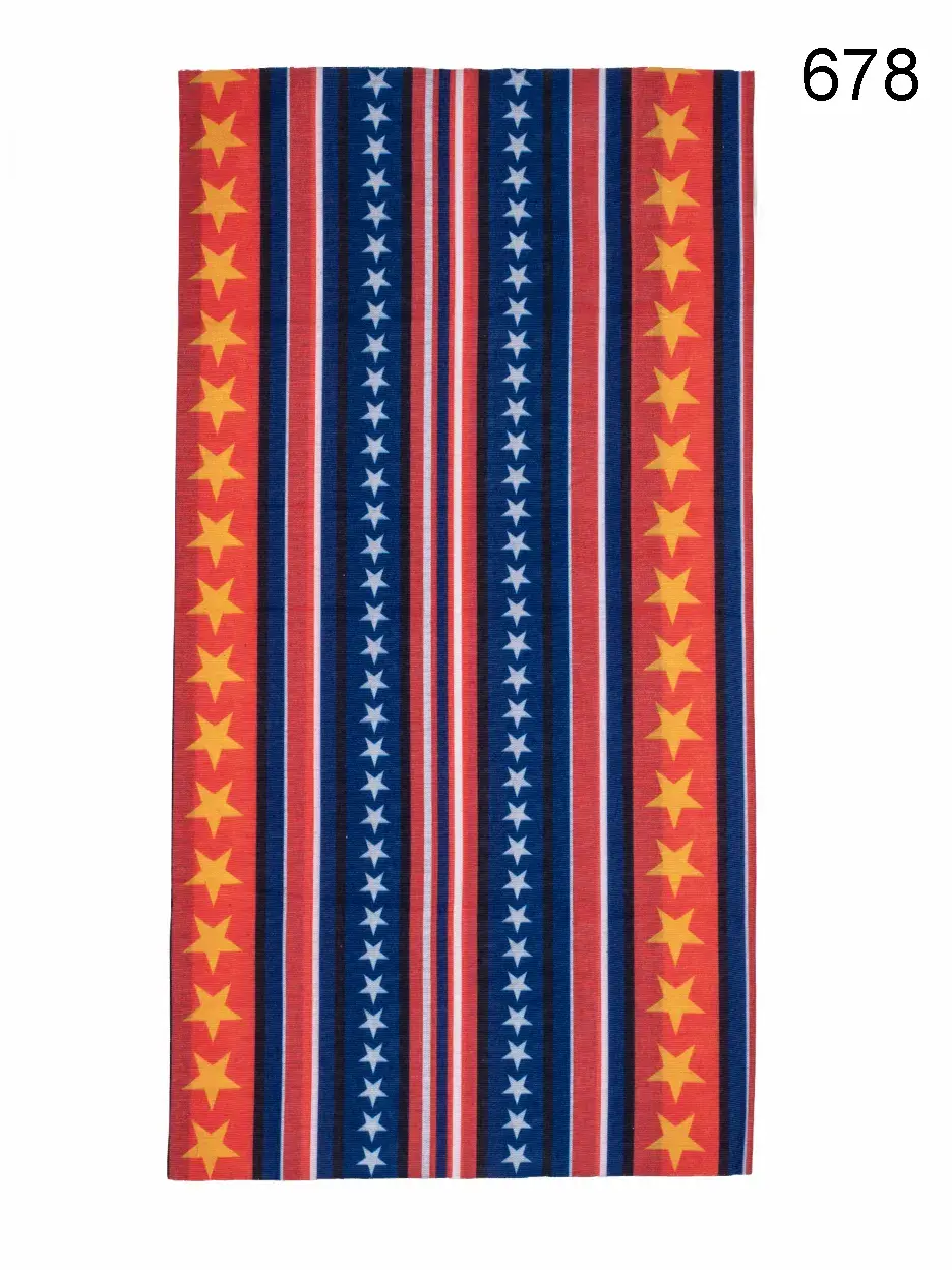 Toptan Yıldız ve Çizgi Baskılı Mikrofiber Dikişsiz Boyunluk