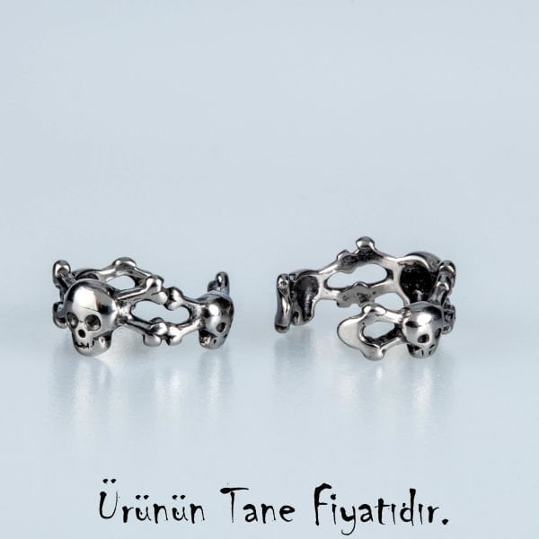 Steel Gothic Skull Earring Cartilage Rook-Tek