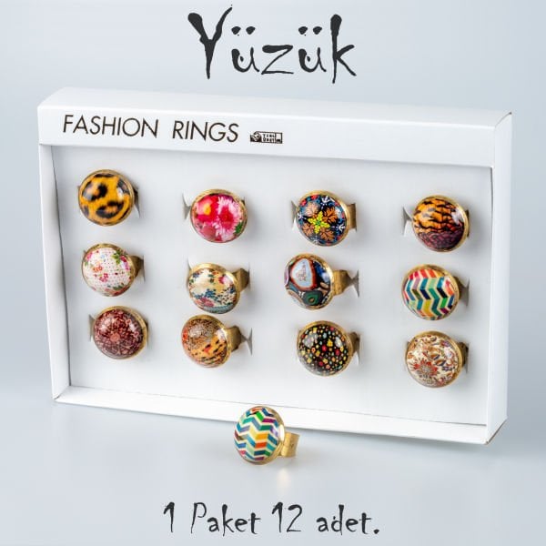 Yüzük Paket 12 Adet