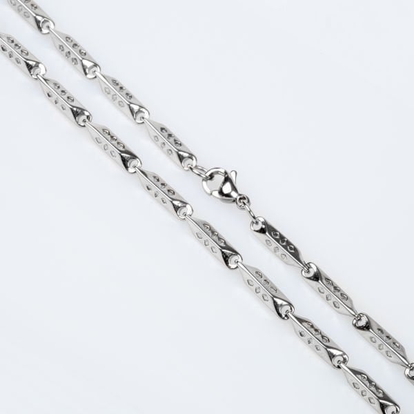 قلادة سلسلة فولاذية 3.5 مللي متر